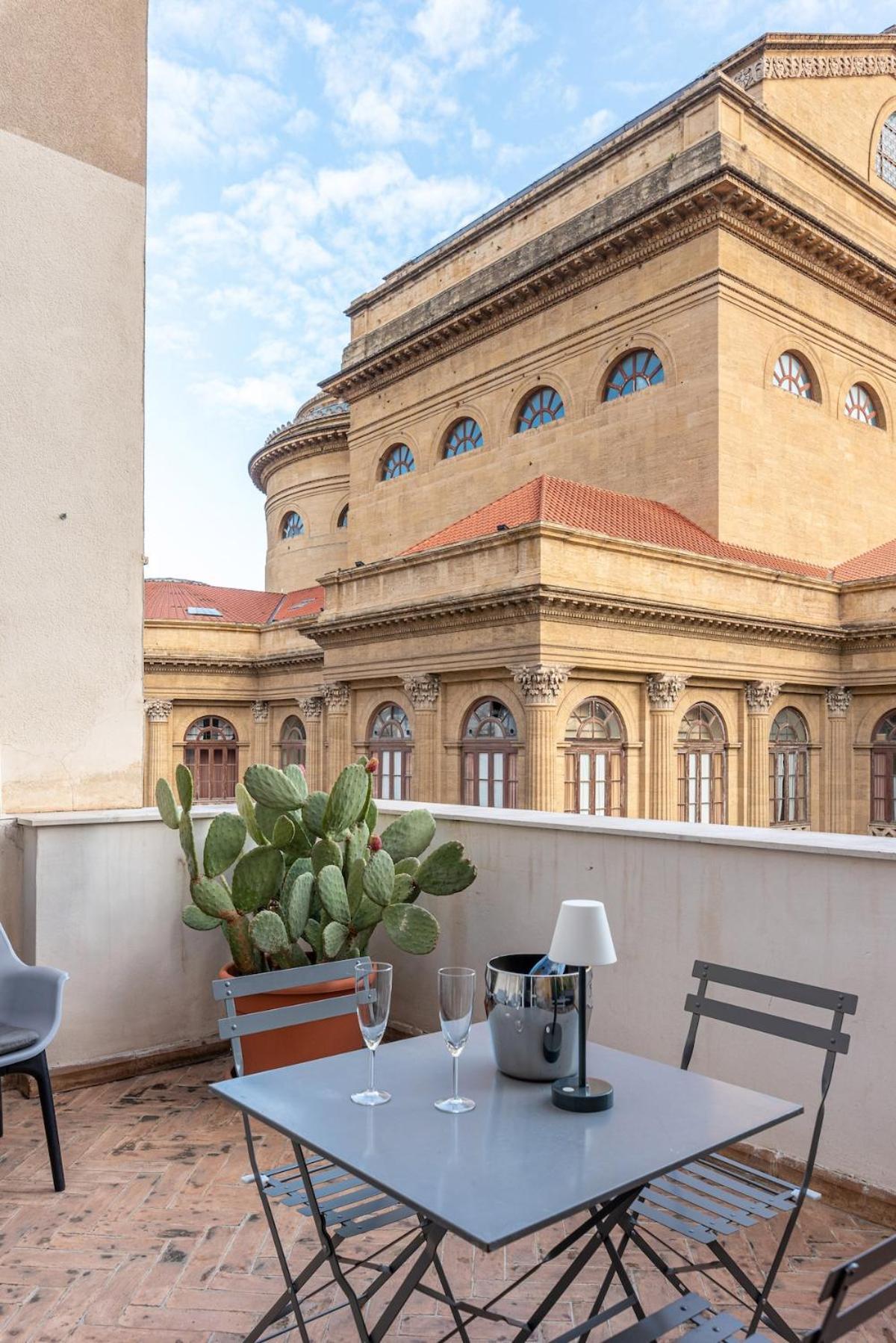 דירות פלרמו La Terrazza Sul Massimo מראה חיצוני תמונה